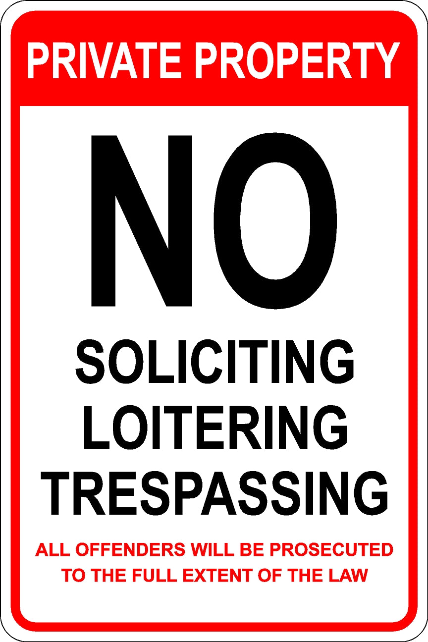 No Trespassing Sign