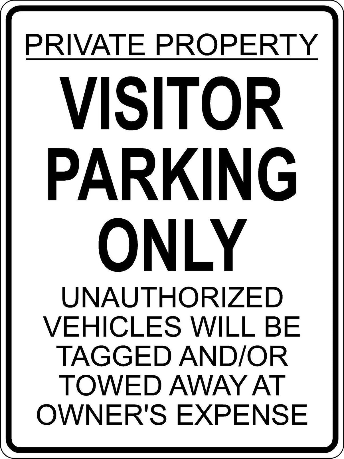 Visitor Parking Signs Onsite Signs