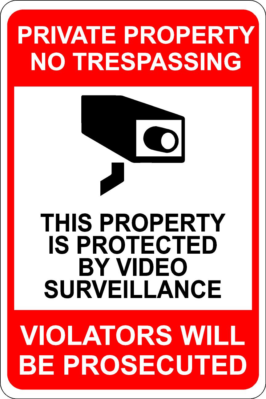 Surveillance Signs for Security and Safety - OnSiteSigns – Onsite Signs
